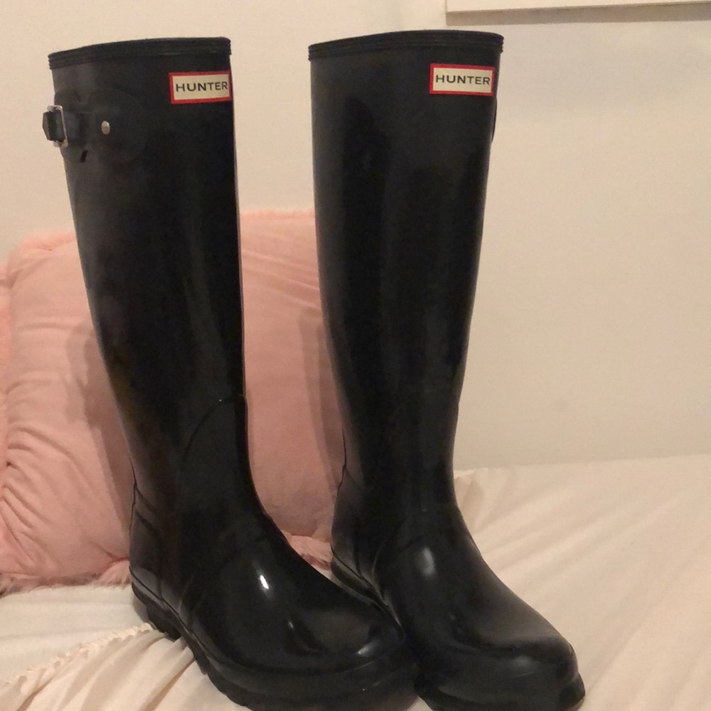 Knee high hunter boots